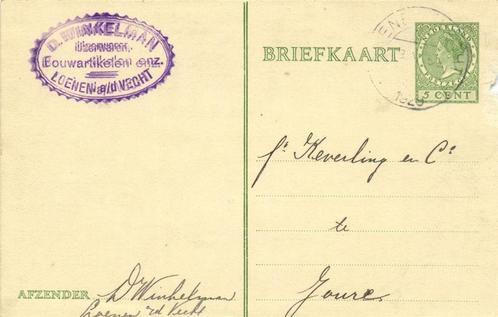D. Winkelman, Loenen a/d Vecht - 05.1929 - briefkaart, Postzegels en Munten, Brieven en Enveloppen | Nederland, Briefkaart, Ophalen of Verzenden