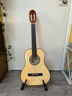 Akoestische Gitaar met Accessoires, Muziek en Instrumenten, Snaarinstrumenten | Gitaren | Akoestisch, Ophalen, Gebruikt, Klassieke of Spaanse gitaar