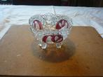 Mooie Hofbauer glas bonbonschaaltje in zeer goede staat, Antiek en Kunst, Ophalen of Verzenden