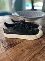 ADIDAS CLASSIC | leren zwarte sneaker, maat 40, Verzenden, Zo goed als nieuw, Zwart, Sneakers of Gympen