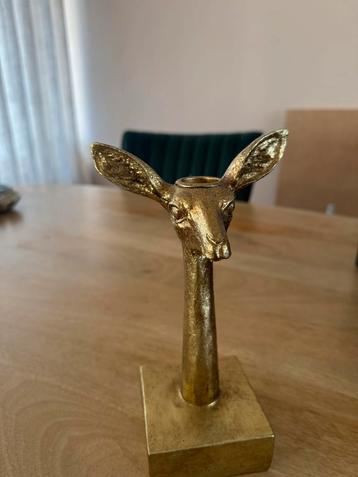 Gouden Kandelaar - Hertenkop beschikbaar voor biedingen