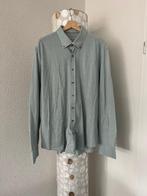 Thomas maine overhemd tailored fit blauw xl katoen stretch, Kleding | Heren, Overhemden, Blauw, Zo goed als nieuw, Schipluidenlaan 20 5035KJ Tilburg