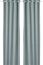 IKEA MOALINA 4 Gardinenschals – lichtblauw, 145x300 cm, Ophalen, Gebruikt, 100 tot 150 cm, 200 cm of meer