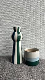 Kandelaar en theelichthouder, Ophalen, Overige materialen, Wit, Zo goed als nieuw