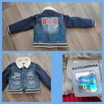 Dolce & Gabbana jeans jasje mt 80 in zeer goede staat, Kinderen en Baby's, Babykleding | Maat 80, Ophalen of Verzenden, Zo goed als nieuw
