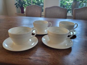 wedgwood soepkommen met schotel, 4 stuks beschikbaar voor biedingen