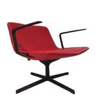 Fantastische moderne leren Arper Catifa design draaifauteuil, Ophalen, Gebruikt, 75 tot 100 cm, Leer
