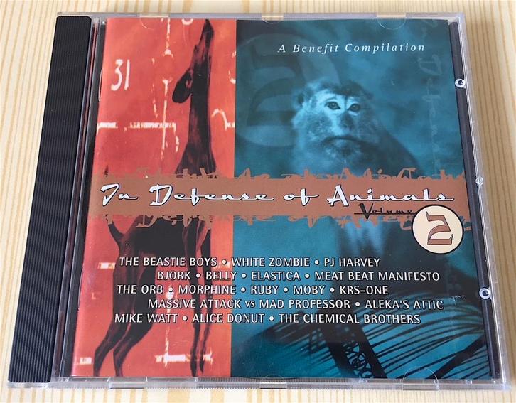 CD Various - In Defense Of Animals 2 (Massive Attack, Moby), Cd's en Dvd's, Cd's | Verzamelalbums, Zo goed als nieuw, Pop, Ophalen