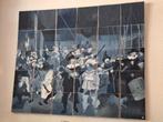 moderne NACHTWACHT  in denim, Ophalen