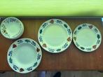 Boerenbont borden, Huis en Inrichting, Keuken | Servies, Ophalen, Gebruikt, Bord(en), Aardewerk