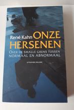 Nieuw! RENÉ KAHN Onze Hersenen, Ophalen of Verzenden