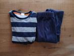 Badstof pyjama hema blauw 134 140, Kinderen en Baby's, Nacht- of Onderkleding, Gebruikt, Ophalen of Verzenden, Hema