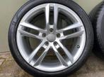 Originele audi velgen 18 inch! Incl Bridgestone zomerbanden!, Ophalen, 18 inch, 245 mm, Velg(en)