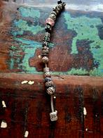 Pandora armband met 18 bedels, 19 cm, Sieraden, Tassen en Uiterlijk, Armbanden, Ophalen, Zo goed als nieuw, Met edelsteen, Zilver