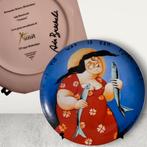 Ada Breedveld bord "Vismenu" gesigneerd, Ophalen of Verzenden