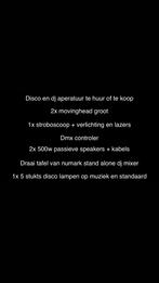 DJ set met disco lampen - Lees beschrijving voor info !!!, Ophalen of Verzenden, Zo goed als nieuw, Dj-set, Numark