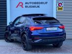 Audi Q3 Sportback 45 TFSI e S Edition Pano/Keyless/Matrix/El, Auto's, Audi, Gebruikt, Euro 6, Blauw, Alcantara