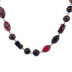 Italiaans vintage ketting Murano, Ophalen of Verzenden, Zo goed als nieuw, Overige materialen