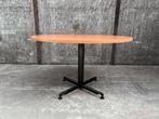 Vergadertafel 120cm kersen/zwart van € 315,- voor € 125,-, Ophalen of Verzenden, Gebruikt