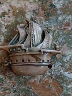 Antiek meetlint in vorm van boot inches, Ophalen of Verzenden