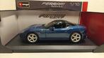 Ferrari California T closed top blauw Bburago metal 1:18 KRD, Ophalen of Verzenden, Zo goed als nieuw, Auto, Bburago