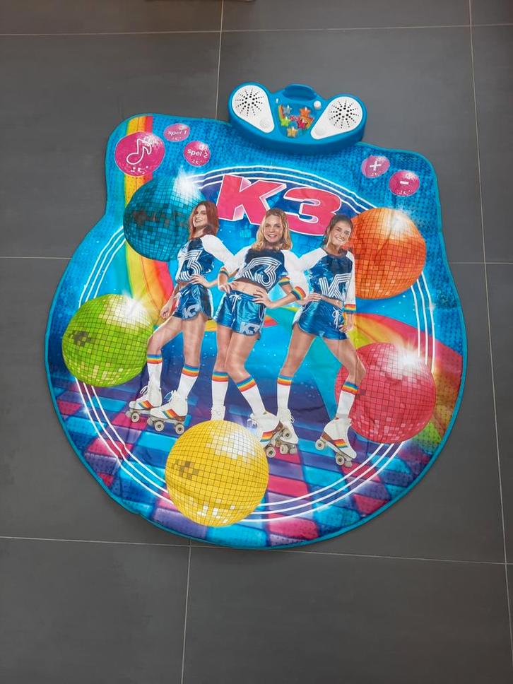 K3 interactieve dansmat Rollerdisco, Kinderen en Baby's, Speelgoed | Speelkleden, Zo goed als nieuw, Ophalen of Verzenden
