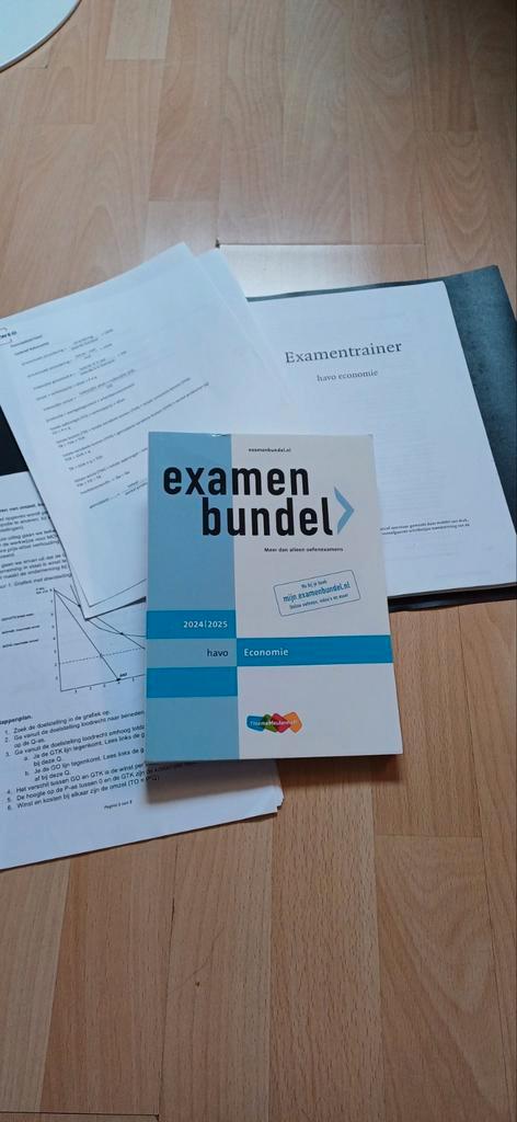 Examenbundel Economie Havo 2024/2025, Boeken, Economie, Management en Marketing, Zo goed als nieuw, Economie en Marketing, Ophalen of Verzenden