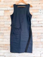 Sarah Pacini jurk zak en bies donkerblauw, maat 3 (40/42), Kleding | Dames, Maat 38/40 (M), Blauw, Ophalen of Verzenden, Zo goed als nieuw