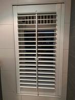 Witte Shutters - Perfecte Raambekleding, Ophalen, Minder dan 100 cm, Zo goed als nieuw, Wit