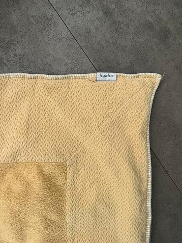 Koeka boxkleed 70x85 2-zijdig: okergeel / grijs beschikbaar voor biedingen