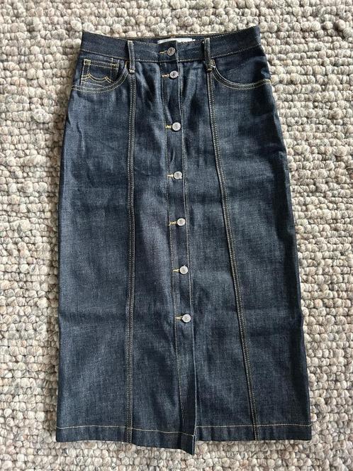 Nieuwstaat KINGS OF INDIGO lange jeans rok maat S, Kleding | Dames, Rokken, Zo goed als nieuw, Maat 36 (S), Blauw, Onder de knie