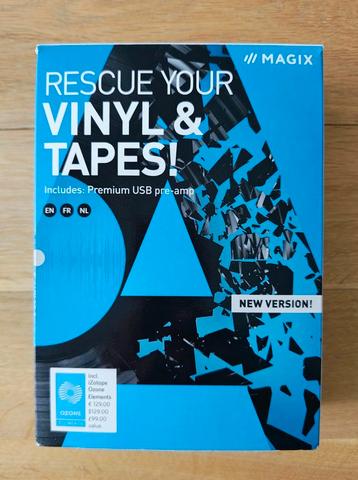 Magix rescue your vinyl & tapes USB versterker en software beschikbaar voor biedingen