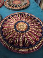 rieten pannen onderzetters vintage 5x, Ophalen of Verzenden, 'T Olde Gre-j, Info@toldegrej.nl, Endepoelstraat 20f Didam