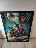 Avengers 3D poster, ingelijst (Nijmegen oost), Rechthoekig Staand, Ophalen of Verzenden, Zo goed als nieuw, A1 t/m A3