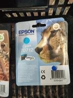 Epson Cheetah Singlepack Cyan T0712, Ophalen of Verzenden, Nieuw, Cartridge, Epson