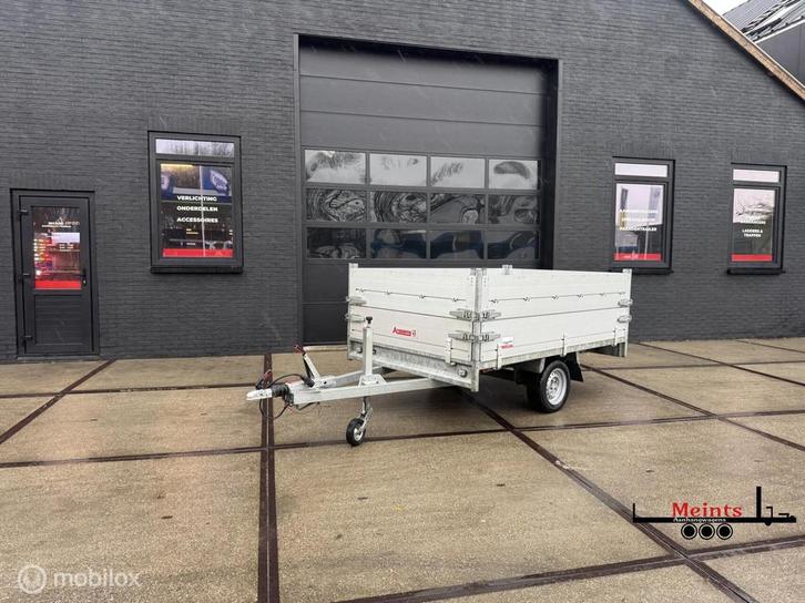 Anssems PSX Plateauwagen enkelasser 250x150 1350KG 2024, Auto diversen, Aanhangers en Bagagewagens, Gebruikt