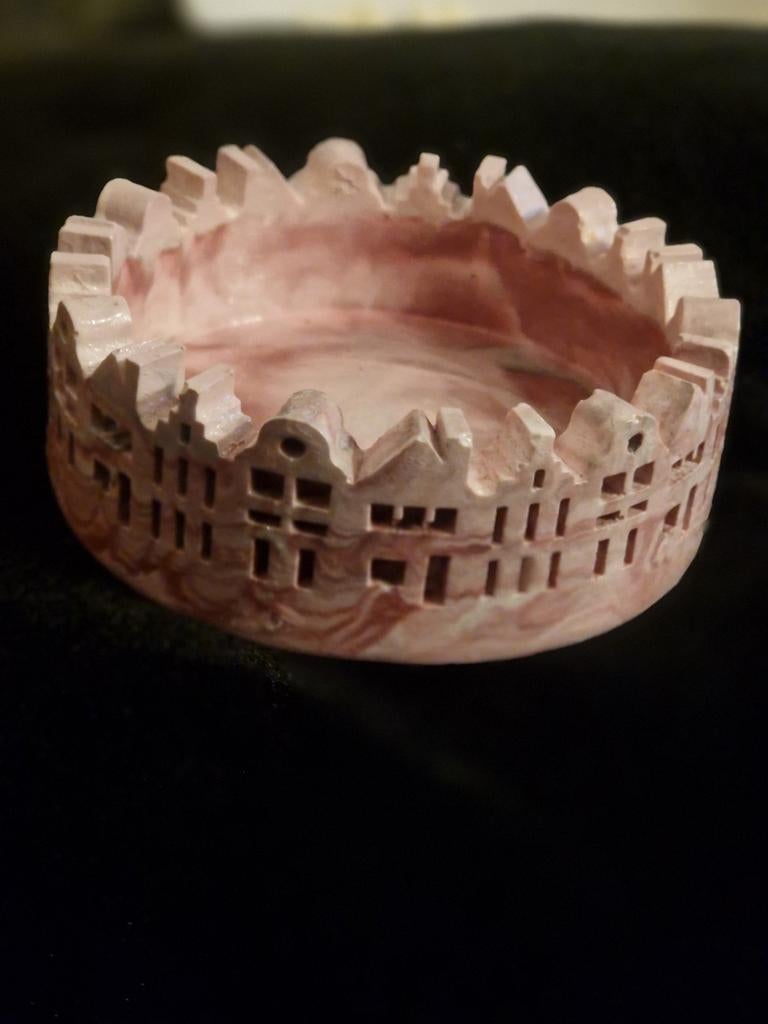 Handgemaakt theelicht potje - Nederlandse huisjes, Overige materialen, Nieuw, Ophalen of Verzenden, Crème