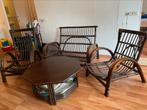 Manou set serre bamboo met tafel, Ophalen of Verzenden, Zo goed als nieuw, Rotan