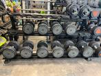 Technogym pu Urethane dumbells 32-40kg gewichten, Ophalen, Dumbbell, Dumbells, 32-40 kg
