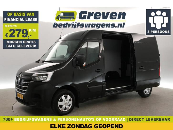 Renault Master 2.3 dCi 150PK L2H2 | 3-Zits | Clima | Camera, Auto's, Bestelauto's, Bedrijf, Te koop, ABS, Achteruitrijcamera, Airconditioning