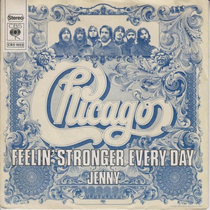 single vinyl  CHICAGO – Feelin' Stronger Every Day (1973-NL), Cd's en Dvd's, Vinyl Singles, Gebruikt, Single, Rock en Metal, 7 inch