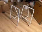 2 Witte Schagen IKEA Tafelpoten, Ophalen, Tafelpoot, Gebruikt, Minder dan 50 cm