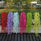 Kunst Wisteria Hangplant Nep Bloemen Kunstplant Blauweregen, Verzenden, Nieuw