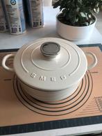 SMEG Pan 24 cm, Ophalen of Verzenden, Zo goed als nieuw, Rvs, Koekenpan of Braadpan