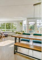 Teakhouten bankje, Huis en Inrichting, Ophalen, Zo goed als nieuw, Rechthoekig, 50 tot 100 cm