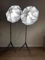 2 X Studio-Lamp Falcon-Eyes LHD-B428  6 X 55W 5500K LichtSet, Ophalen, Zo goed als nieuw, Lamp of Flitsset