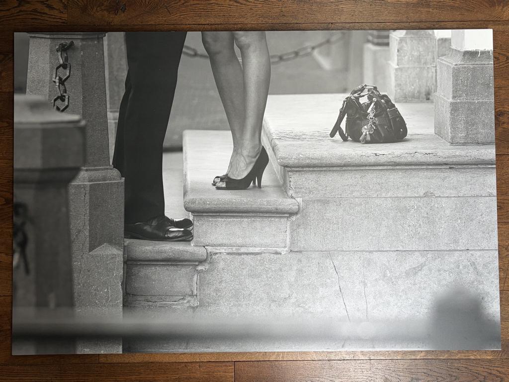 Foto The Kiss (op Dibond) - fotograaf Hans Willink (Moods), Ophalen