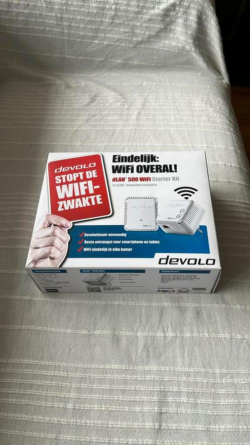 Devolo dLAN 500 WiFi starter kit, Computers en Software, Powerlines, Zo goed als nieuw, Ophalen of Verzenden