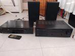 Yamaha versterker en Denon cd speler met Infinity speakers., Audio, Tv en Foto, Versterkers en Receivers, Ophalen, Gebruikt, Stereo