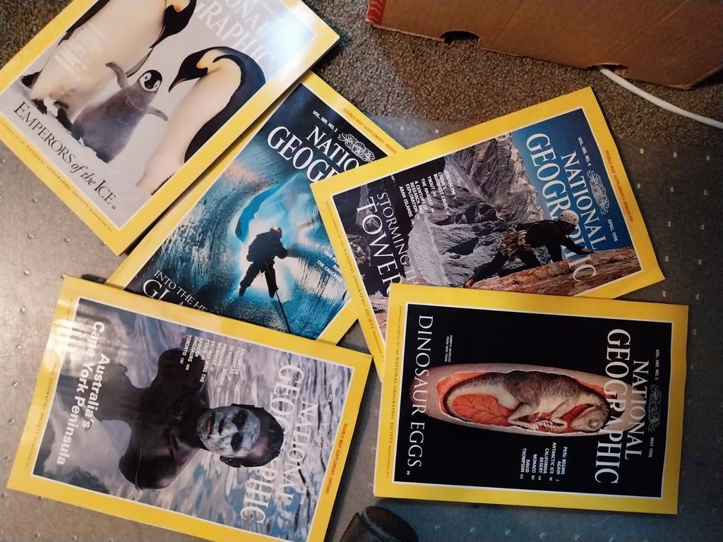 Jaargangen National Geographic's, Ophalen